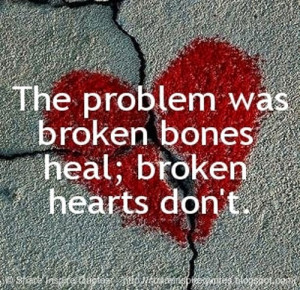 was broken bones heal; broken hearts don't | Share Inspire Quotes ...