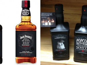 Jack Daniels and Popcorn Sutton's Tennessee White Whiskey (Photo: WBIR ...