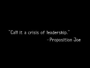 The Wire - Title Quote #35 Proposition Joe