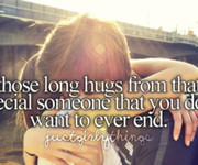 justgirlythings hugs quote text love girl boy couple him girls someone ...