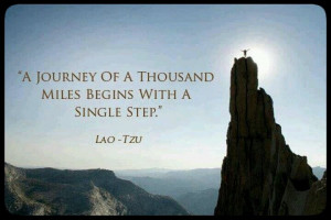 Every Journey begins with a single Step