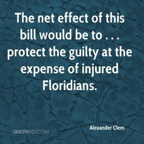 ... be to . . . protect the guilty at the expense of injured Floridians