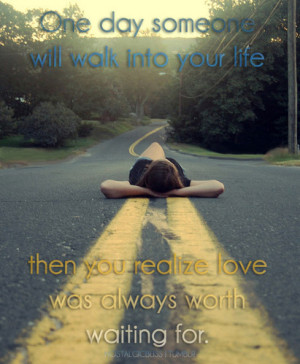 alone, girl, le love, life, love, love quotes, quote, road, sayings ...