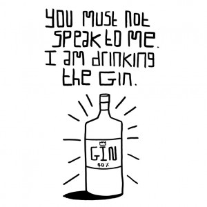 ... for Art / Shop By Theme / Food, Drink & Home / I Am Drinking The Gin