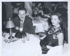 Gene Tierney y Cassini en los años de su matrimonio ( 1941-1952).