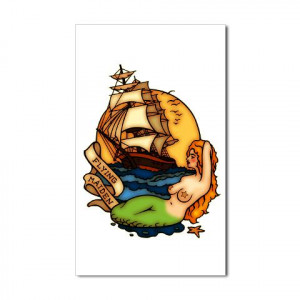 Pirate Ship Mermaid Tattoo
