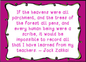 teacher quote zakkai