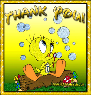 Thank you Tweety Image
