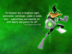 Duck Dodger's Green Lantern Oath