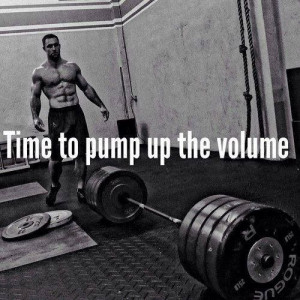 Time to pump up the volume