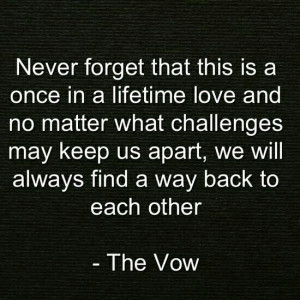 Quote from The Vow
