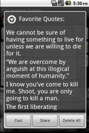 View bigger - Che Guevara Quotes for Android screenshot