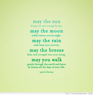you new energy by the day may the moon softly restore you by night may ...