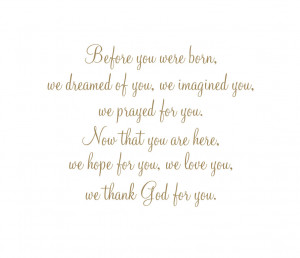 Baby Quotes And Sayings For Newborn Boy Girl Nursery