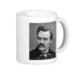Nietzsche Quote 2b Basic White Mug