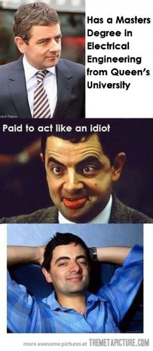 Funny photos funny Mr Bean face
