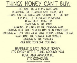 All things money can’t buy | Wisdom Quotes and Stories