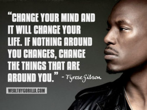 Tyrese Gibson Inspirational Quote