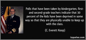 Polls that have been taken by kindergarten, first- and second-grade ...