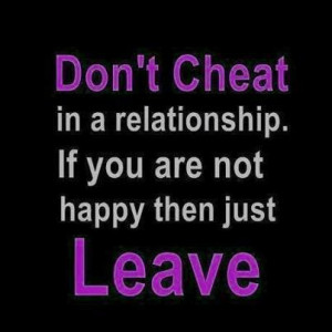 Dont Cheat In A Relationship