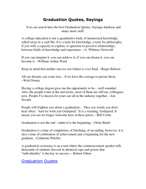 Graduation Quotes And Sayings For Friends tumlr Funny 2013 For Cards ...