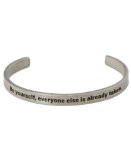 Oscar Wilde Quote Bracelet: Be Yourself, Everyone Else Is Taken - Made ...
