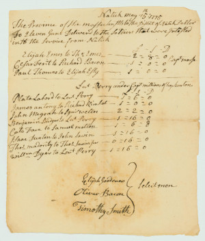 ... and Native American patriots, remarkably early in the Revolution