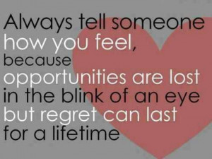 Opportunities I lost in the blink of an eye