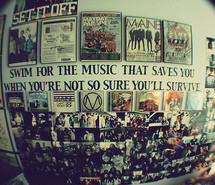 awesome, music, quote, the maine, wall