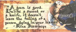 Riza Hawkeye's Quote by KaiHitanji