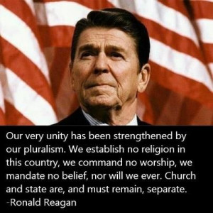 Our very unity has been strengthened by our pluralism. We establish no ...