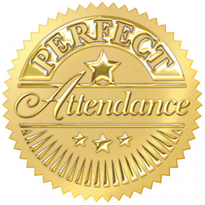 Perfect Attendance for Fall Quarter 2011