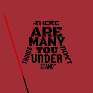 There are many things you don’t understand” – Darth Vader