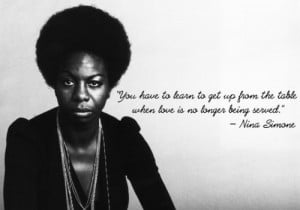 Nina Simone quote - feminism Photo