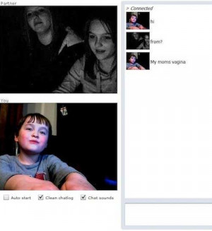 Crazy boy at chat roulette