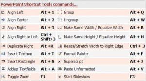 PowerPoint Shortcut Tools