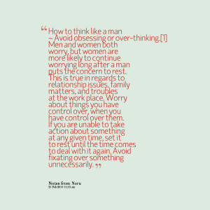 Over Thinking Quotes Quotes picture how to think