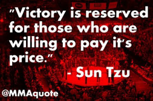 MMA Motivational Quotes & UFC Inspirational Quotes: Sun Tzu on Victory