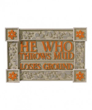 Take a look at this 'He Who Throws Mud' Plaque by Grasslands Road on # ...