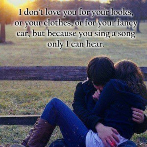 Romantic love quote for couple wallpaper