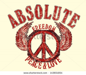 absolute freedom wings vector art - stock vector