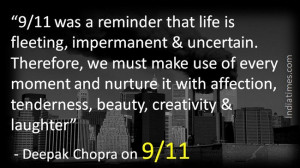 Spiritual guru Deepak Chopra on the 9/11 attacks.