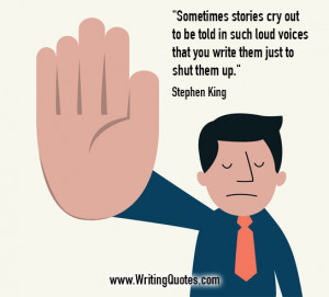 Stephen King Quotes – Loud Voices – Stephen King Quotes on Writing