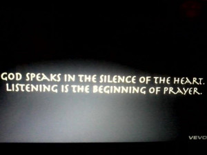 God Speaks In The Silence Of The Heart. Listening Is The Beginning Of ...