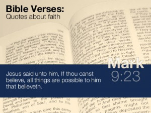 Bible Verses: Quotes on Faith