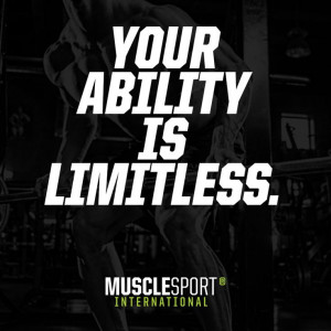 Your ability is limitless.