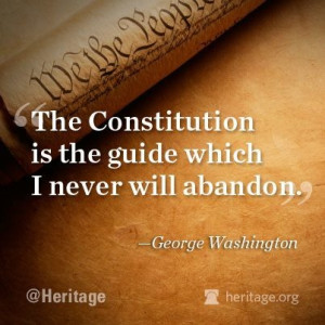 ... constitution is the guide which I never will abandon.