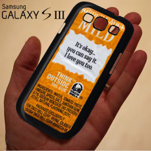 Taco Bell Sauce Packet Sayings - Samsung Galaxy S3 Case