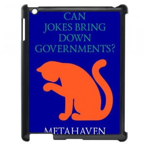 Funny Political Quotes Cat Design iPad Case
