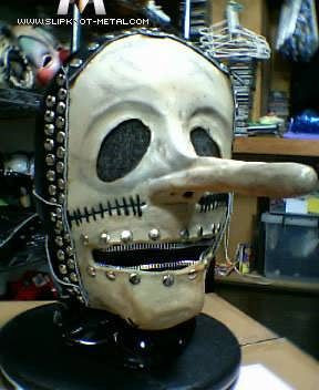 Aqui las Mascaras del Percusionista de Slipknot Chris Fehn: